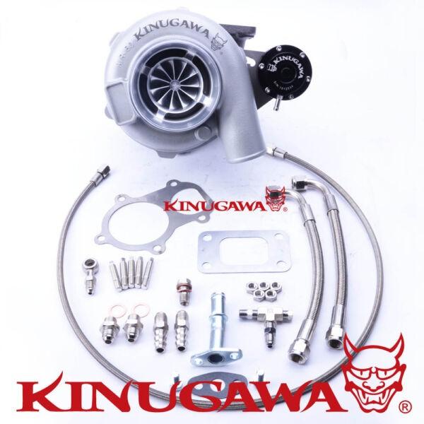 Kinugawa Ball Bearing Turbocharger 4" GTX3071R AR .82 T3 Internal WG Swing Valve #1 image
