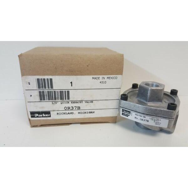 NEW IN BOX! PARKER QUICK EXHAUST VALVE 0R37B #1 image